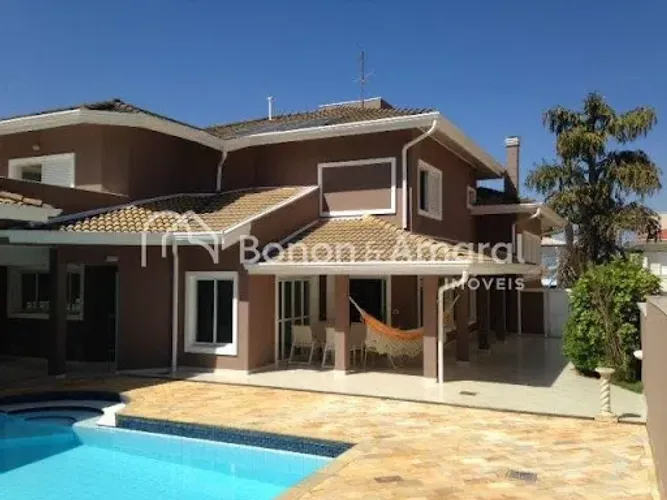 Casa de Alto Padrão no Alphaville Campinas , 4 Suítes, Piscina e Lazer Completo