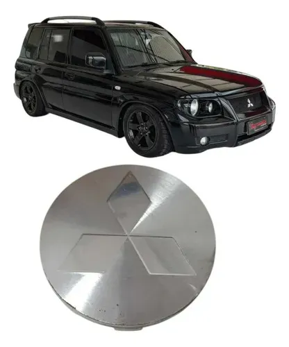Calota Miolo Central Pajero Tr4 2008 A 2013 Cinza