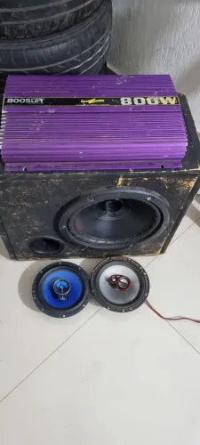 Vendo caixa de grave modulo 800 pyramid e 2 trivial 6 polegadas