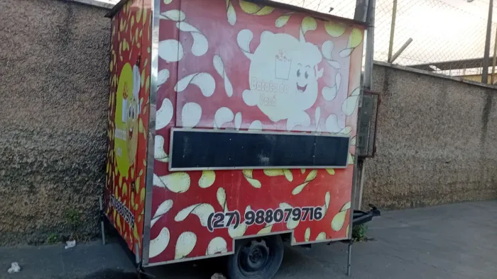 Trailer de batata chips 
