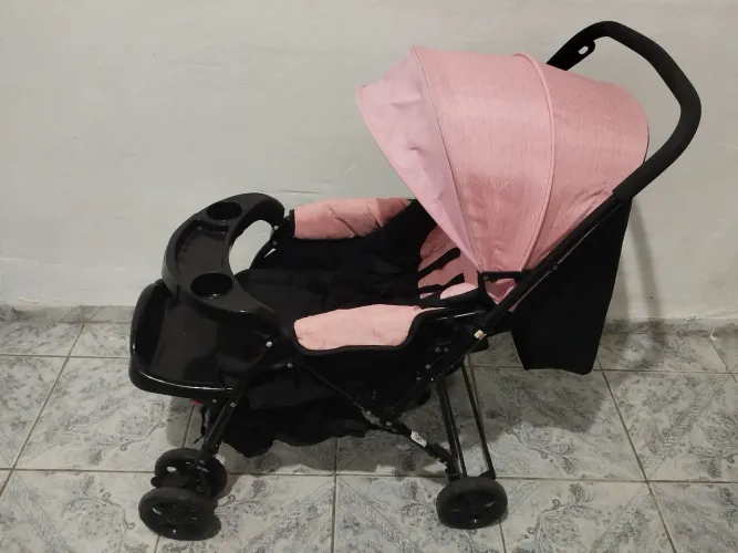 Carrinho de Bebe Cosco Reverse + Bebe Conforto - Vendo ou Troco
