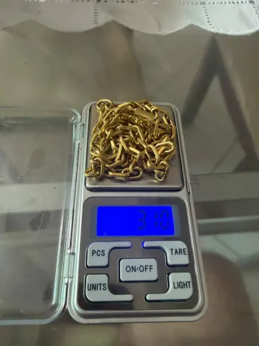 Cordão de ouro 18 estilo natanzinho menor preço 23.000 n tem menor