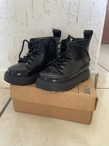 Bota infantil preta Melissa original