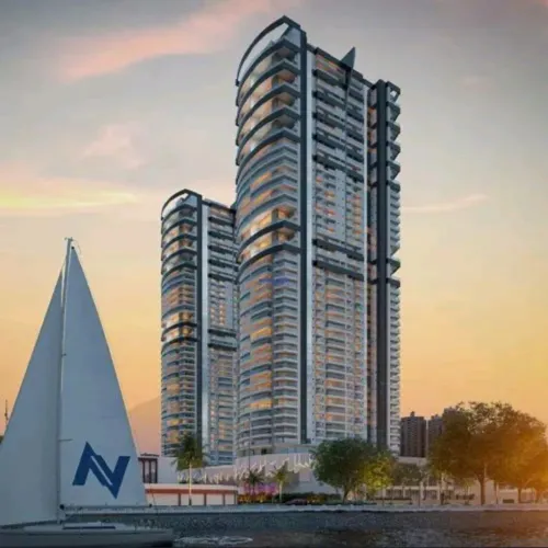 Navegantes 290 m² 4 Suítes Vista Permanente para o Mar Ponta da Praia - Santos