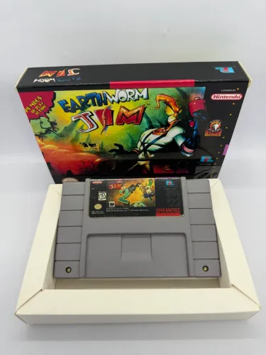Cartucho Super Nintendo Earthworm Jim 2 Original