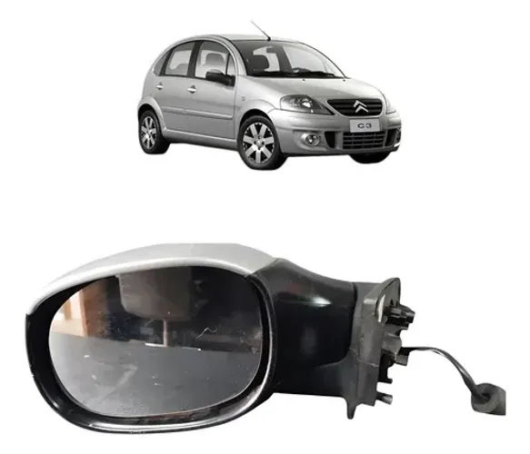 Retrovisor Esquerdo Citroen C3 1.6 2011 Original (usado)