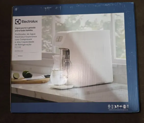 Purificador de Água Gelada Fria e Natural reservatório de1,7l, Electrolux Branco PC01B