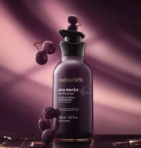 Loção Nutritiva Desodorante Nativa Spa Uva Merlot 400ml