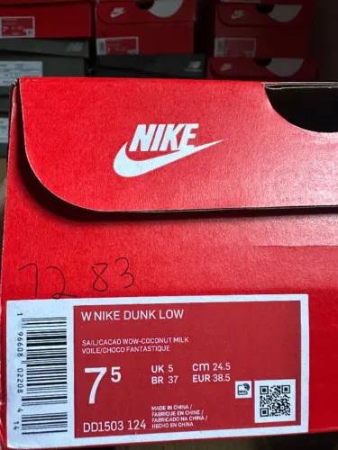 nike dunk low cacao wow - tamanho 37, original #1283