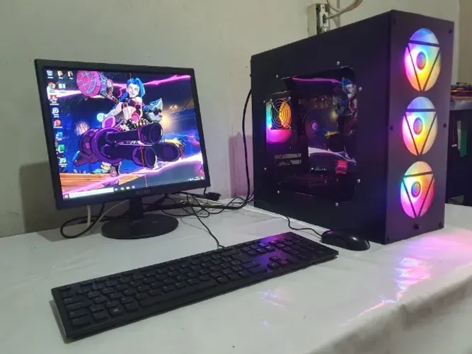 Gabinete Gamer Monster i5 7400 / GTA V, Freefire, Valorant , Roblox, Minecraft, lol, Vice