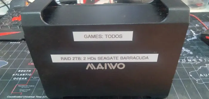 HD EXTERNO DE 2TB COM JOGOS (RAID 1 COM 2 HDs DE 2TB)