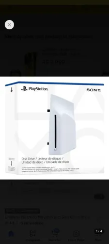 Leitor de disco ps5, muito novo, comprei tem 1 mes