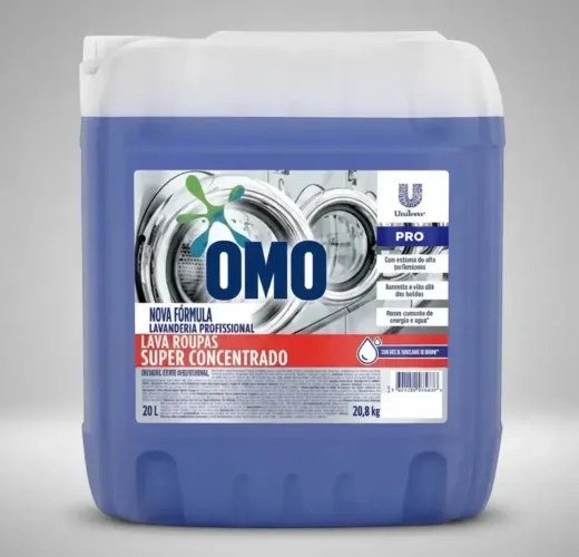 Omo lava-roupas super concentrado lavanderia pro galão 20l