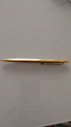 Caneta folheadas ouro