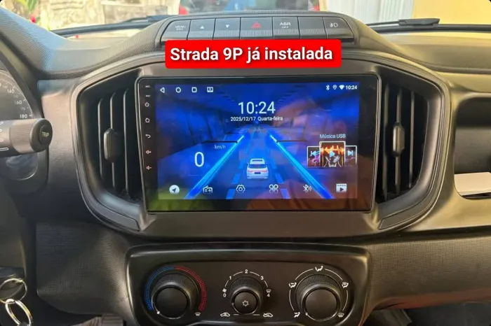 Multimídia strada 9? Android 2ram 32g CarPlay YouTube Netflix wifi Bluetooth