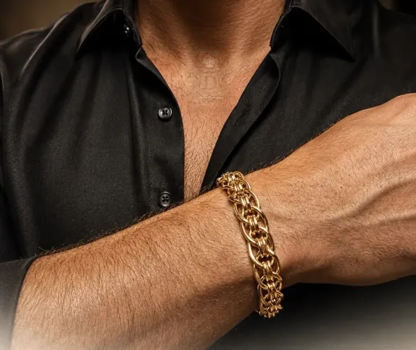 Pulseira Imperador II em Ouro 18k 750