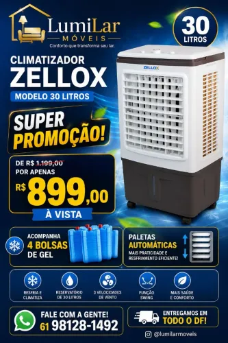 Climatizador Zellox 30l automático