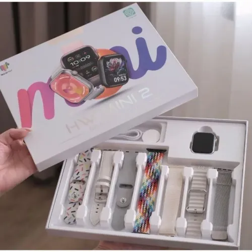 SMART WATCH HW MINI 2 COM 7 PULSEIRAS
