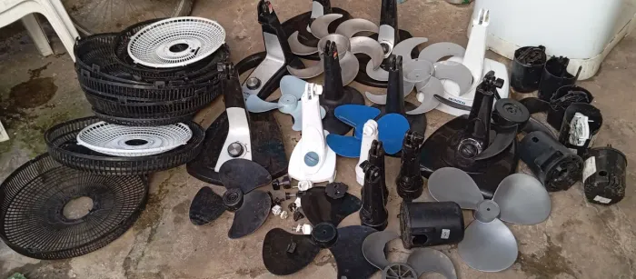 Mais de 25 peças de ventiladores