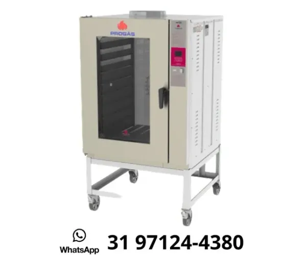 Forno Turbo 10 Esteiras Elétrico Progas a Gás