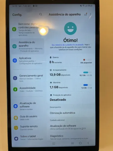 Samsung Galaxy Tab A7 Lite 32GB 4G/LTE + Wi-Fi