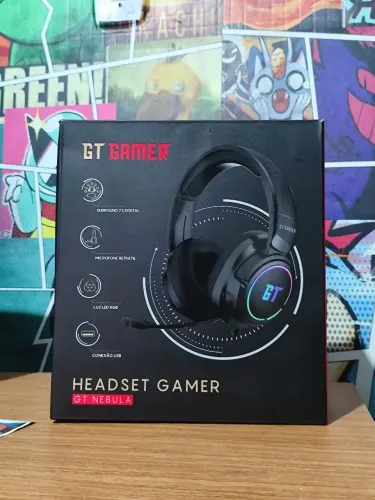 FONE GAMER USB GT NEBULA/ C/CAIXA
