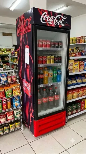 Expositora Coca-Cola 220v com digital ENTREGO