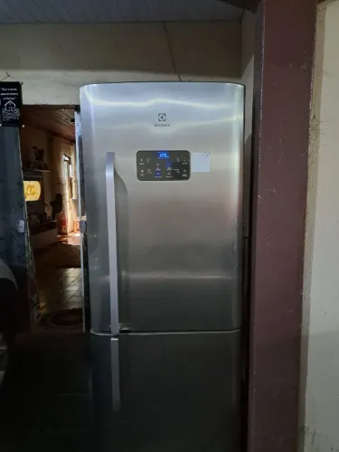 Geladeira Electrolux Frost Free Inox 433 Litros Duplex