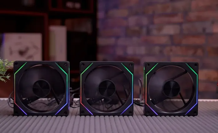Kit de fans 3x ARGB 5V novo lacrado