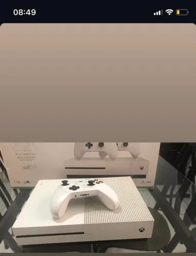 Xbox One S 1TB Branco com Caixa e Comando Original - Perfeito Estado