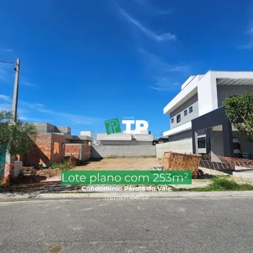 Lote à venda - 253m² - Condomínio Pérola do Vale, em Tremembé/SP