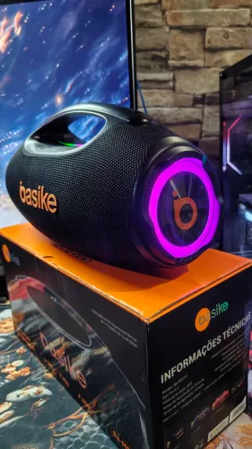 Caixa de Som Boombox Basile 80W sem Bluetooth