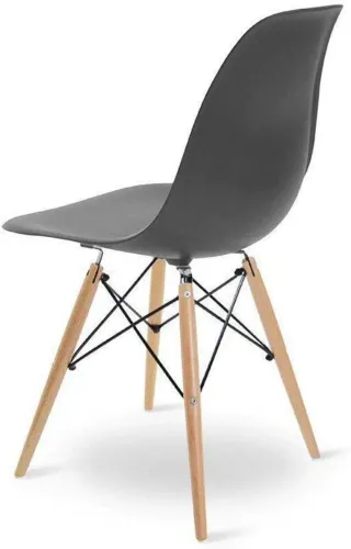 Cadeira Eiffel Eames Cinza Moob