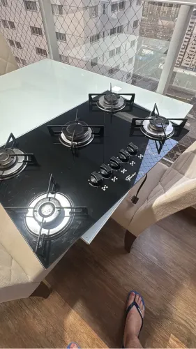 Fogão cooktop 5 bocas