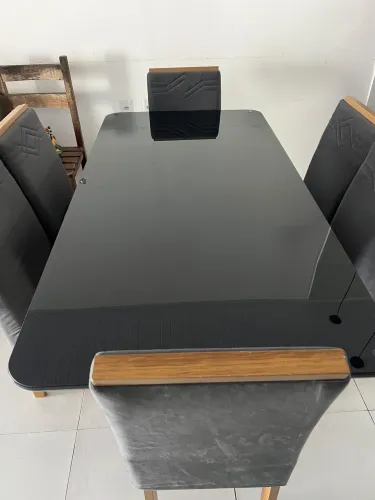 Mesa de janta de 6 cadeira