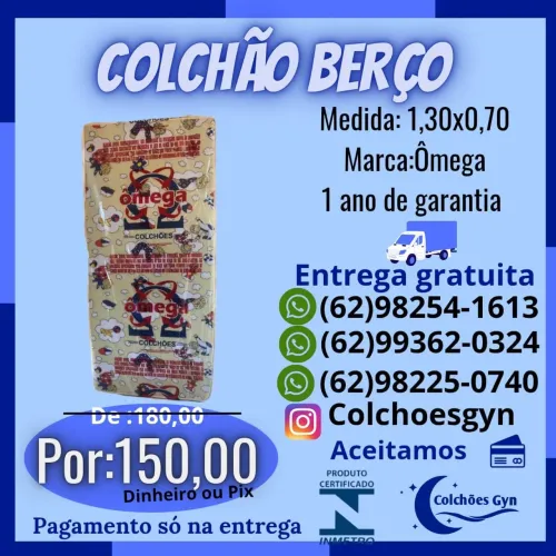 COLCHÃO BERÇO ENTREGA GRATUITA 