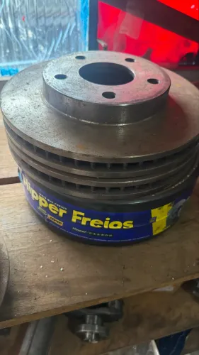 Disco de freio ventilado da s10 274mm