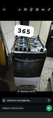 Fogão funcionando excelente