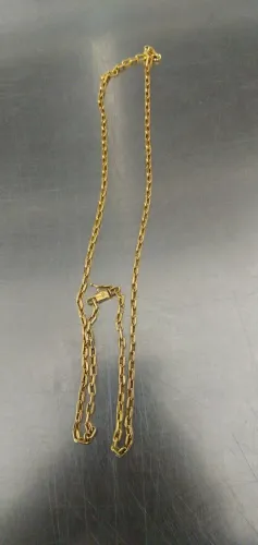 Cordão de ouro 18k , cadeado 