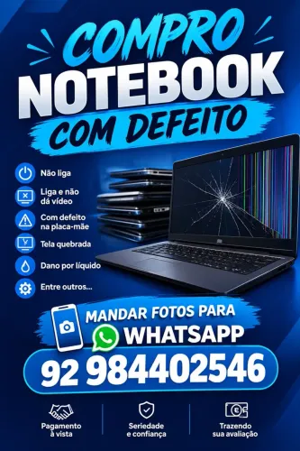 Notebook Defeito