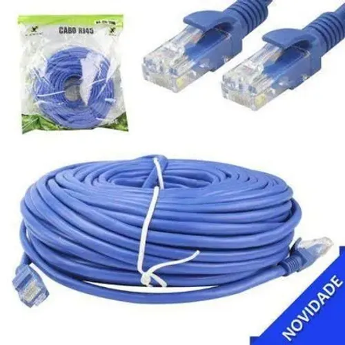 Cabos de rede para internet de 10 e 20 metros - Leia o anúncio!