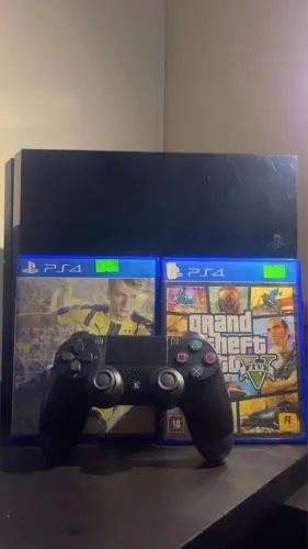 Ps4 + Jogos + Controle