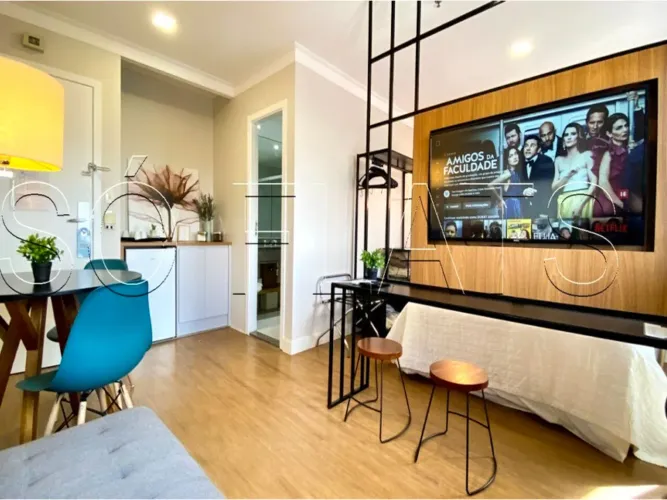 Flat ESuítes Congonhas Hotels, disponível para locação com 25m², 1 dormitório e 1 vaga.