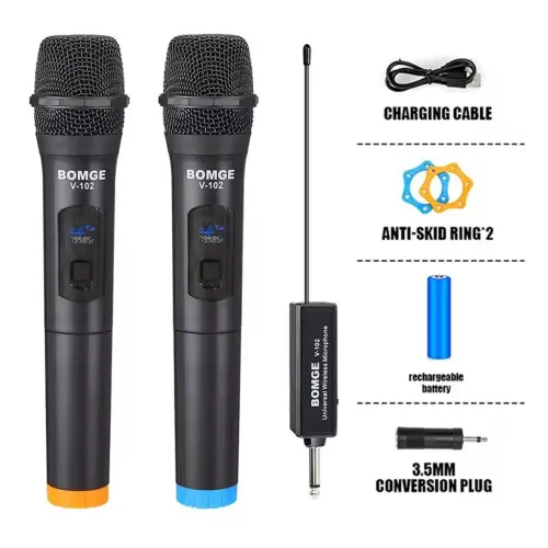 Microfone Duplo Sem Fio