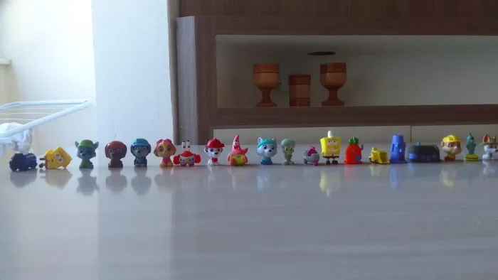 Coleção bonecos patrulha canina e Bob esponja raros