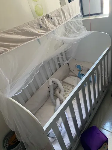 Berço bebê branco