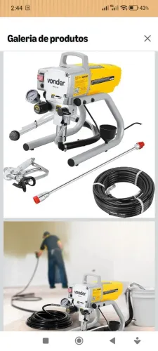 Vonder, Máquina De Pintura Airless, 1,2 Hp, 220 V~, Mpa 120.<br>