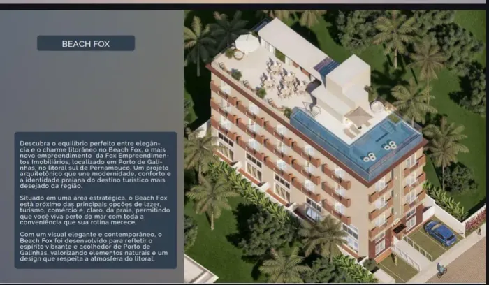 Imóvel para venda com 63 metros quadrados com 2 quartos em Porto de Galinhas - Ipojuca - P
