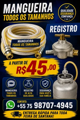 Registro é mangueira