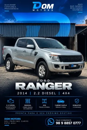 Ford Ranger XL 2.2 4X4 CD Diesel Mec. 2014